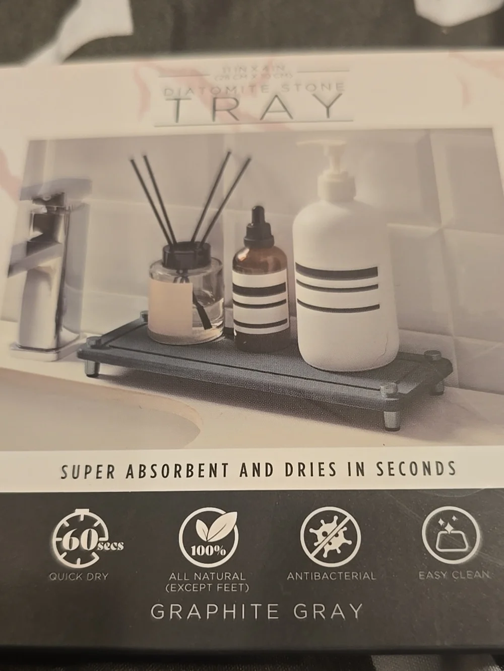 ❤️10/$40 Graphite Gray Sink Tray